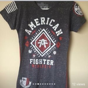 American fighter ladies tee!